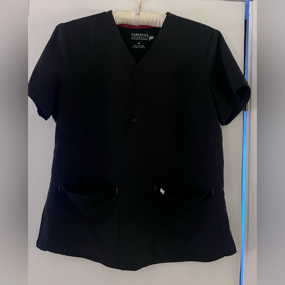 Fabletics Charcoal V-Neck Top